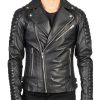 Men's Lambskin Biker Vintage Leather Jacket