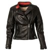 Women's Quilted Leather Jacket