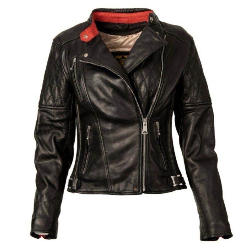 Women's Quilted Leather Jacket
