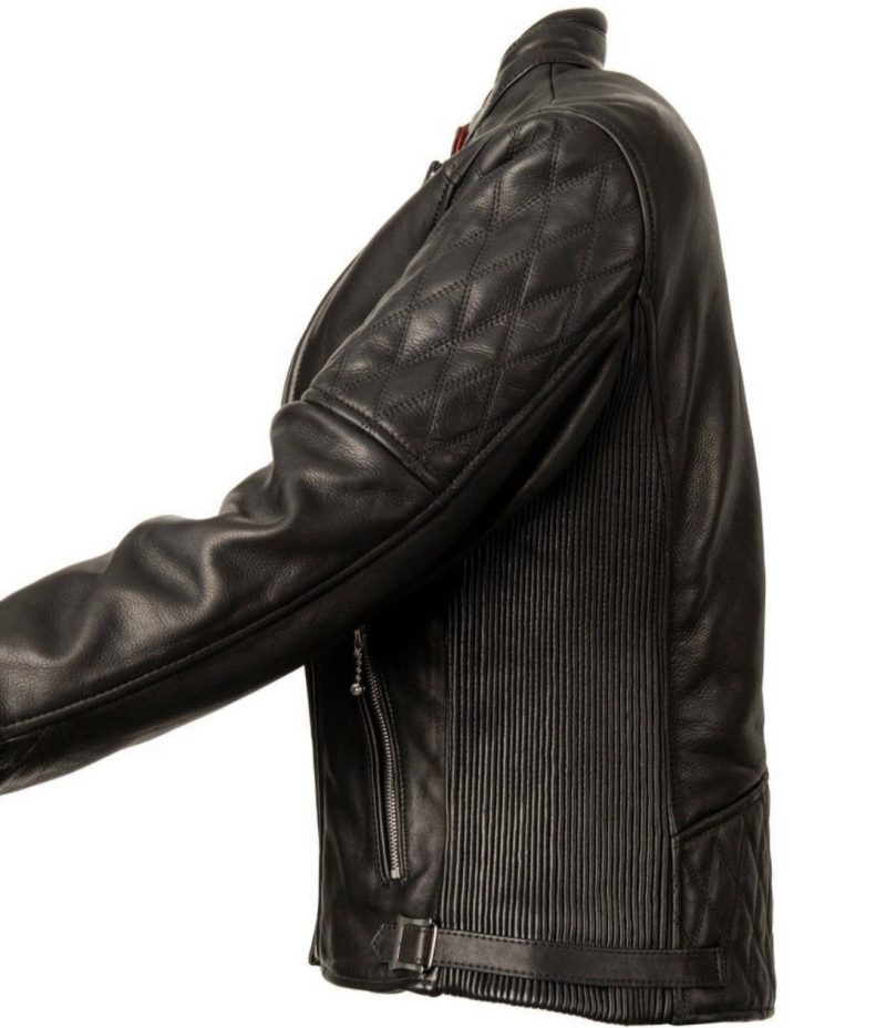 Women's Quilted Leather Jacket - Image 6